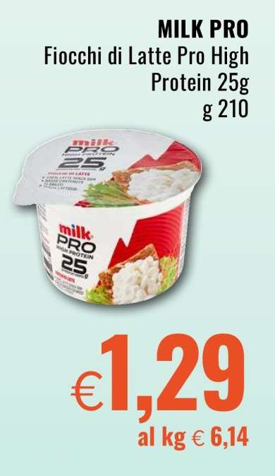 MILK PRO Fiocchi di Latte Pro High