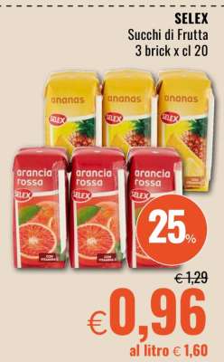 SELEX Succhi di Frutta