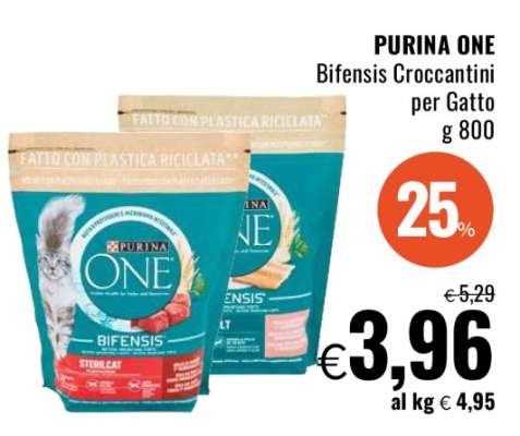 PURINA ONE Bifensis Croccantini per Gatto