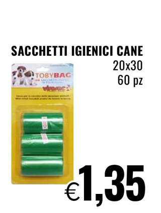 SACCHETTI IGIENICI CANE
