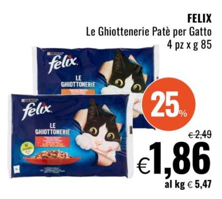 FELIX Le Ghiottonerie Patè per Gatto