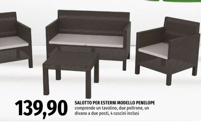 SALOTTO PER ESTERNI MODELLO PENELOPE