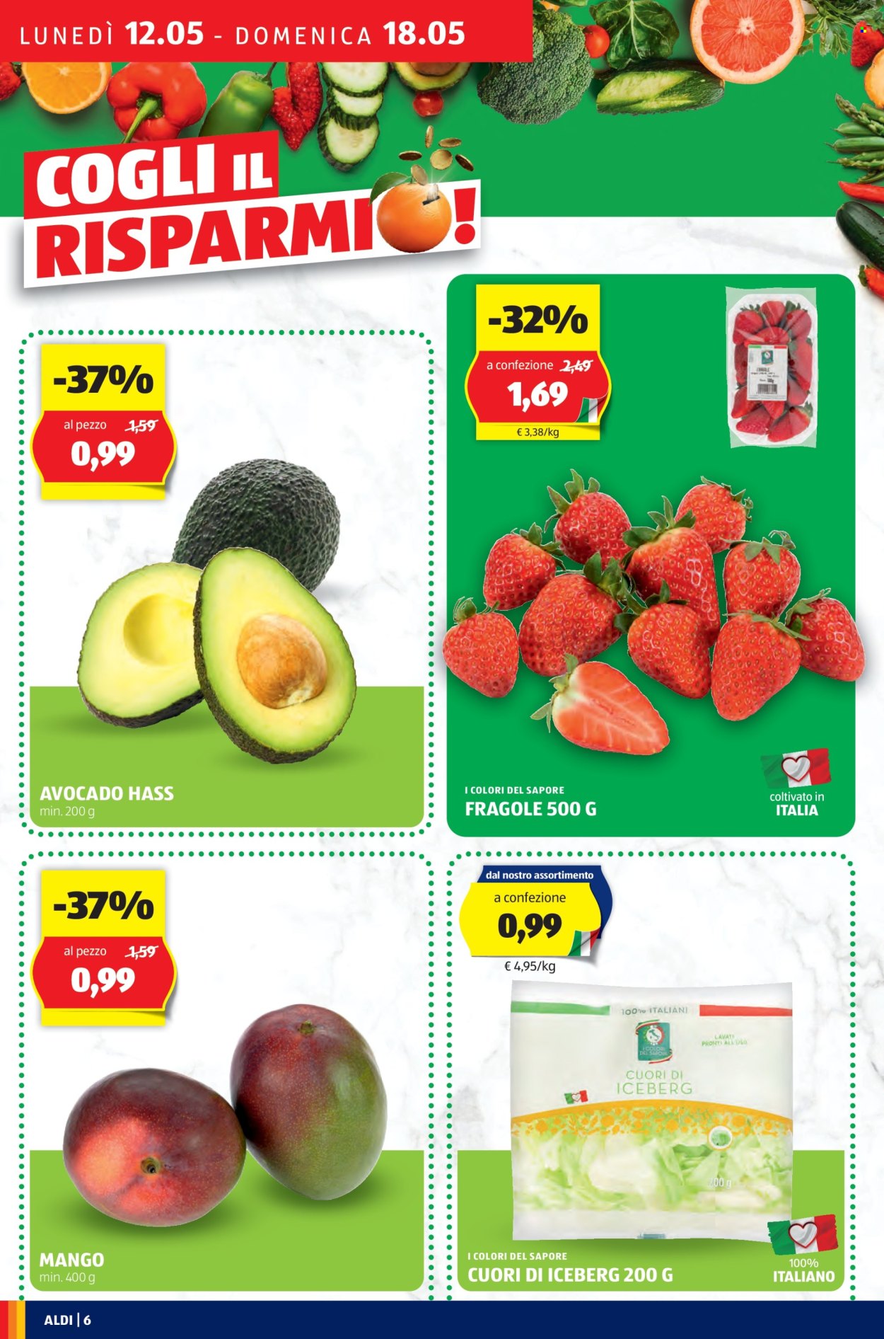 Volantino Aldi - 12/5/2025 - 18/5/2025. Pagina 1