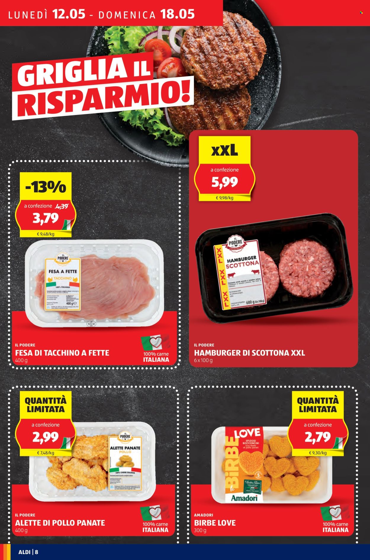 Volantino Aldi - 12/5/2025 - 18/5/2025. Pagina 1