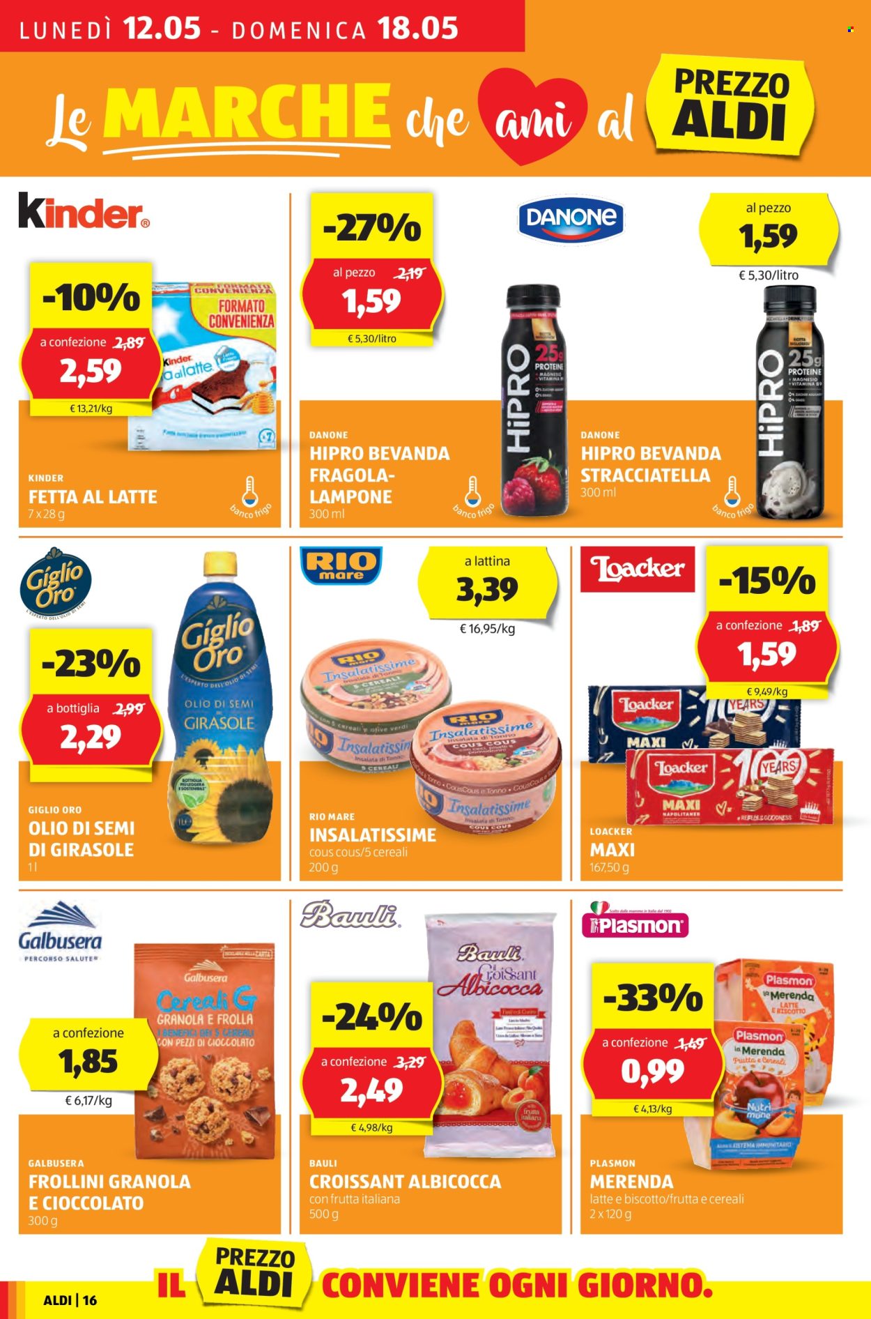Volantino Aldi - 12/5/2025 - 18/5/2025. Pagina 1
