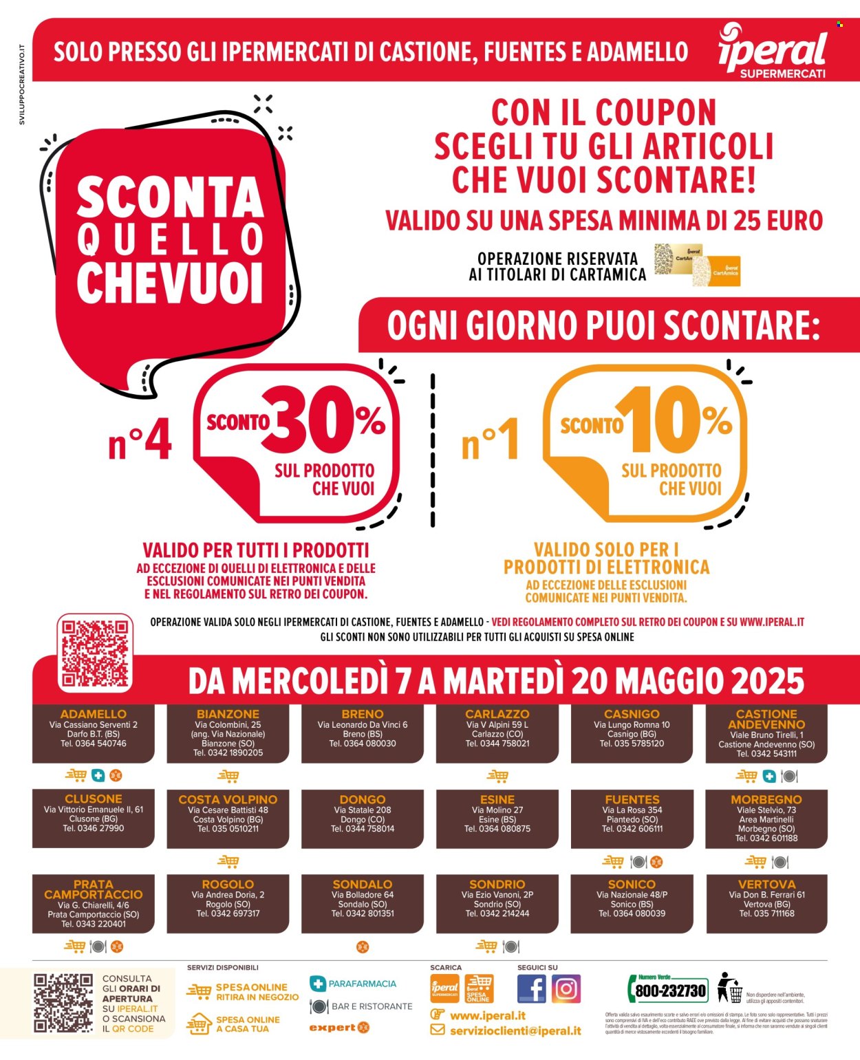 Volantino Iperal - 7/5/2025 - 20/5/2025. Pagina 1