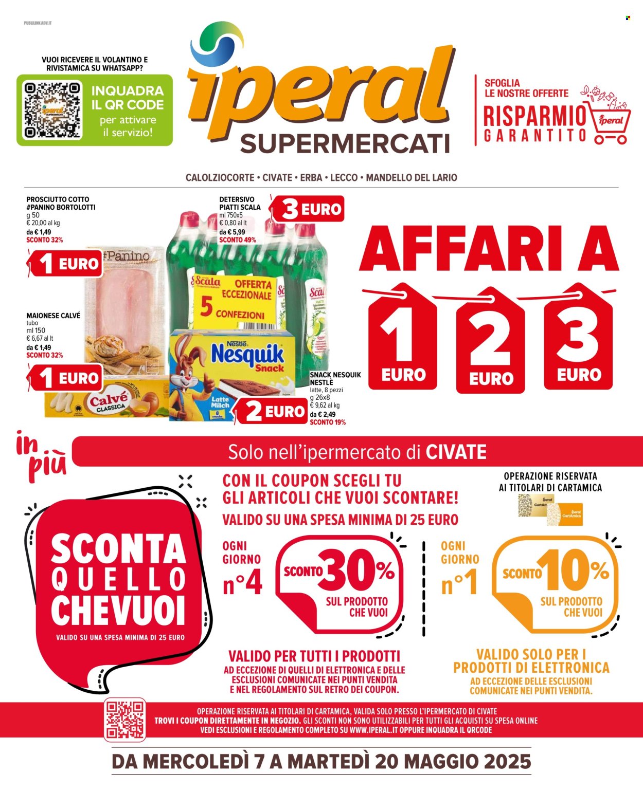 Volantino Iperal - 7/5/2025 - 20/5/2025. Pagina 1