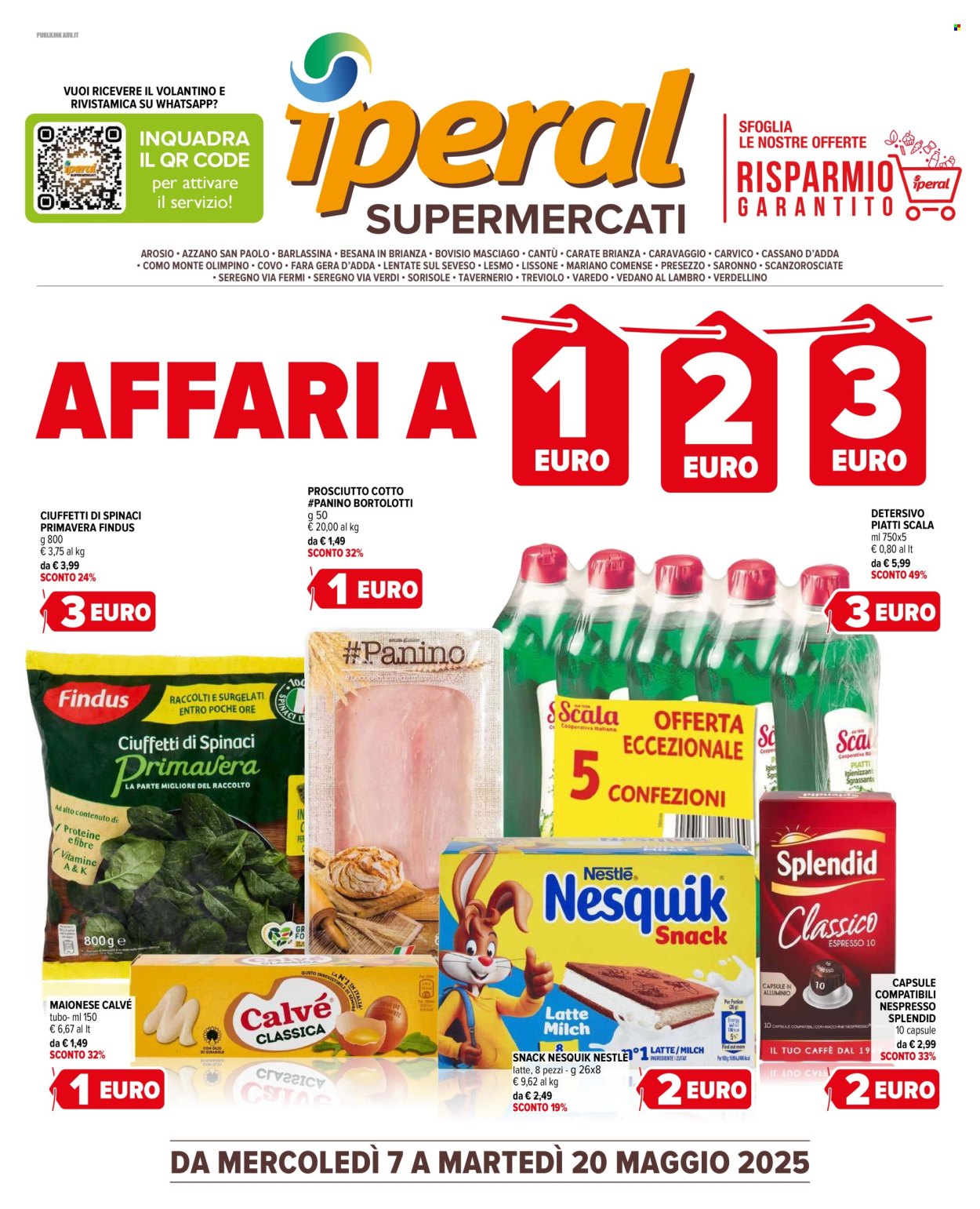 Volantino Iperal - 7/5/2025 - 20/5/2025. Pagina 1
