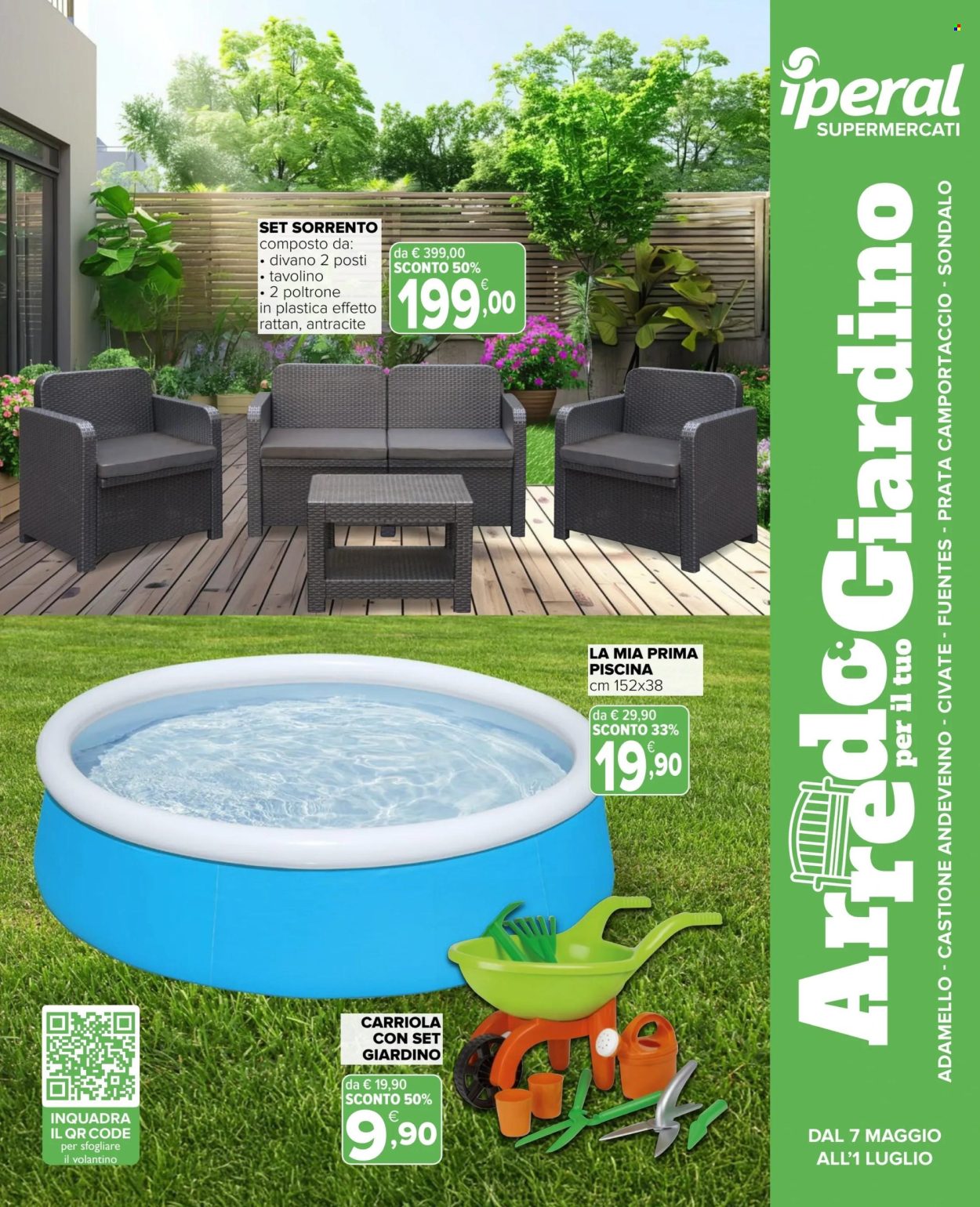 Volantino Iperal - 7/5/2025 - 1/7/2025. Pagina 1