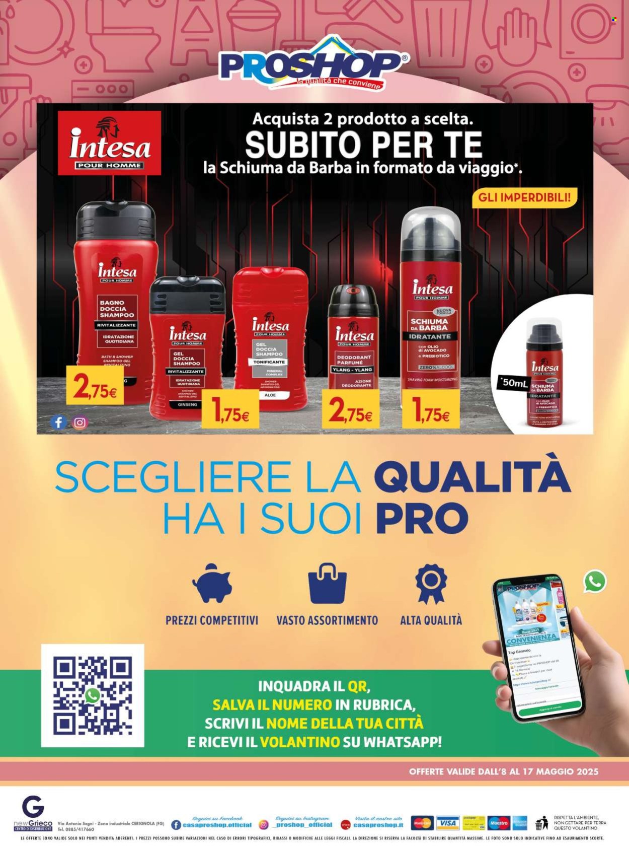 Volantino Proshop - 8/5/2025 - 17/5/2025. Pagina 1