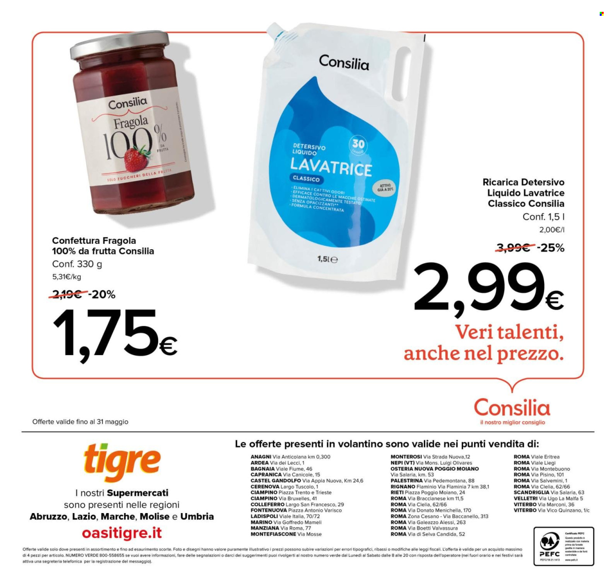 Volantino Tigre - 9/5/2025 - 18/5/2025. Pagina 1