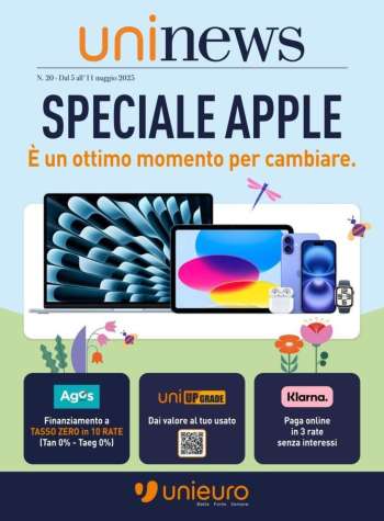 Volantino Unieuro - 5/5/2025 - 11/5/2025.