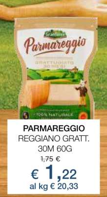 PARMAREGGIO REGGIANO GRATT. 30M 60G