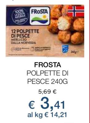 FROSTA POLPETTE DI PESCE 240G