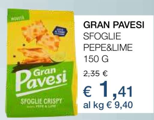 GRAN PAVESI SFOGLIE PEPE&LIME
