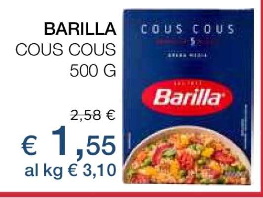 BARILLA COUS COUS 500 G