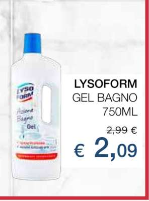 LYSOFORM GEL BAGNO 750ML