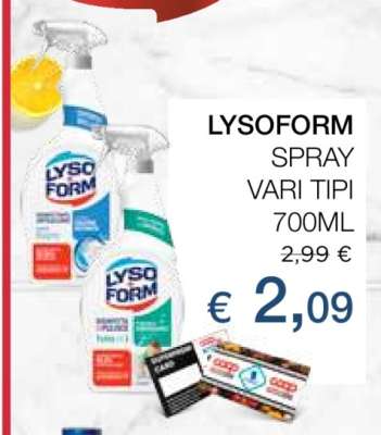 LYSOFORM SPRAY VARI TIPI 700ML