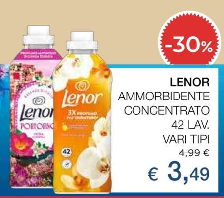 LENOR AMMORBIDENTE CONCENTRATO 42 LAV. VARI TIPI