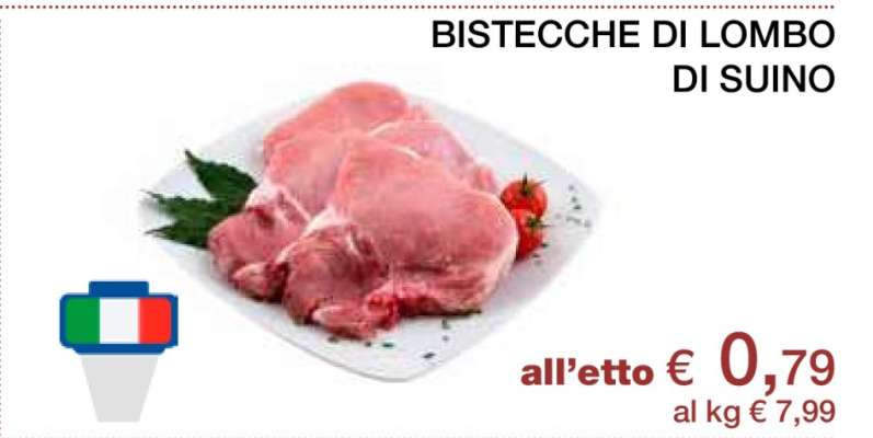 BISTECCHE DI LOMBO DI SUINO