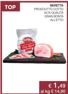 BERETTA prosciutto cotto