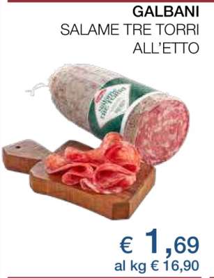 GALBANI SALAME TRE TORRI ALL’ETTO