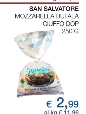 SAN SALVATORE MOZZARELLA BUFALA CIUFFO DOP