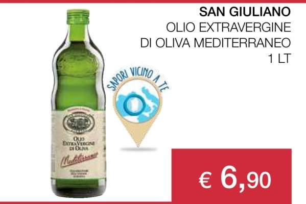 SAN GIULIANO OLIO EXTRAVERGINE DI OLIVA MEDITERRANEO