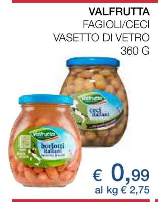 VALFRUTTA FAGIOLI/CECI