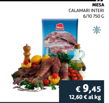 MESA CALAMARI INTERI
