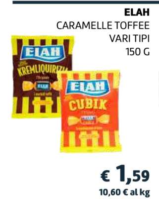 ELAH CARAMELLE TOFFEE