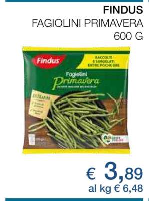 Findus Fagiolini Primavera