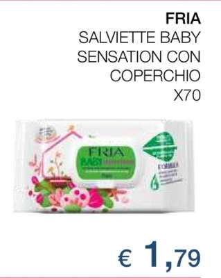 FRIA SALVIETTE BABY SENSATION CON COPERCHIO X70