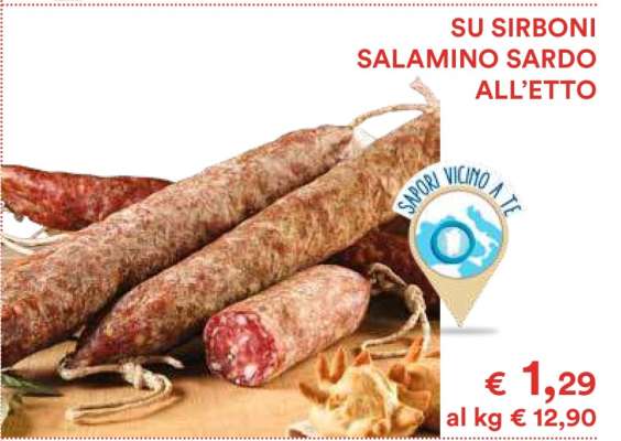SU SIRBONI SALAMINO SARDO ALL’ETTO