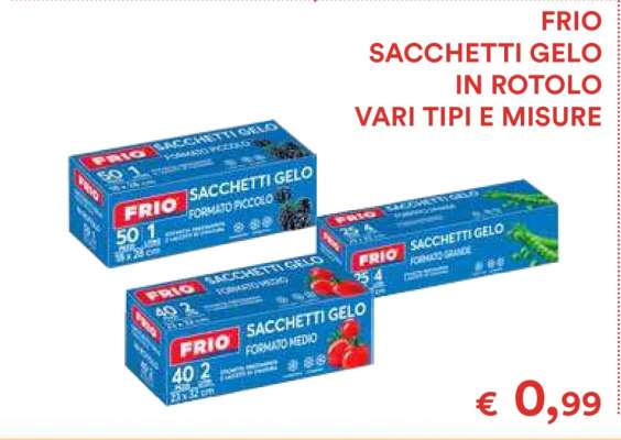 FRIO Sacchetti Gelo