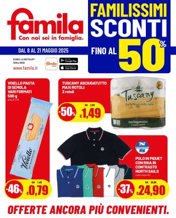 Volantino Famila - 8/5/2025 - 21/5/2025.
