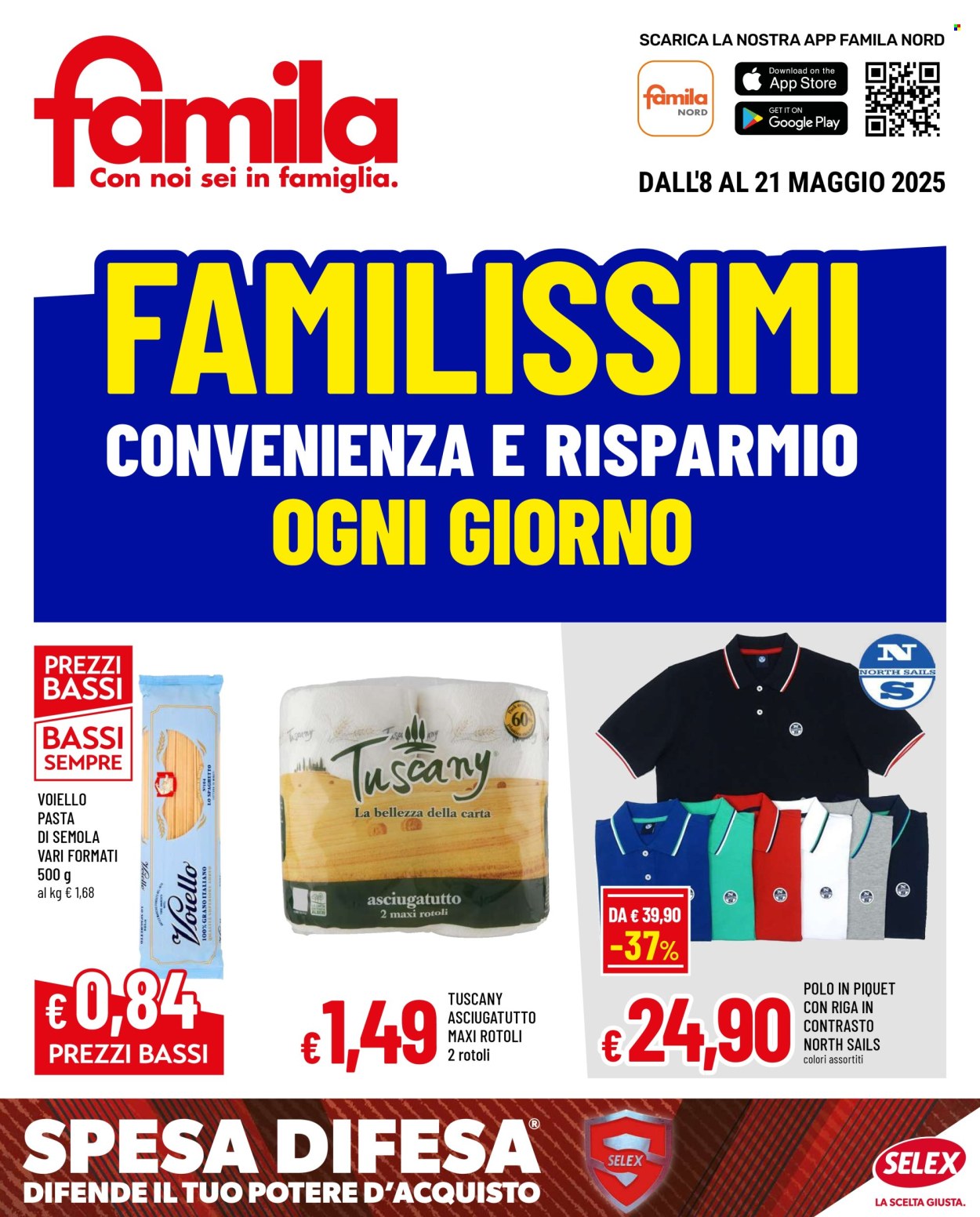 Leták Famila - 8.5.2025 - 21.5.2025. Strana 1