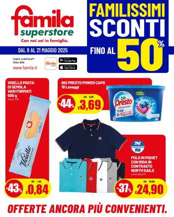 Volantino Famila - 8/5/2025 - 21/5/2025.