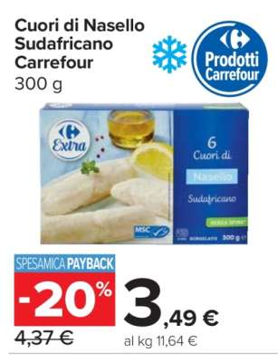 Cuori di Nasello Sudafricano Carrefour