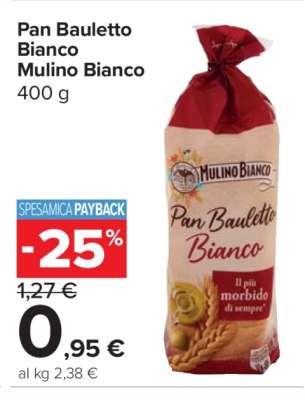 Pan Bauletto Bianco Mulino Bianco