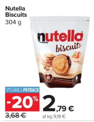 NUTELLA BISCUITS