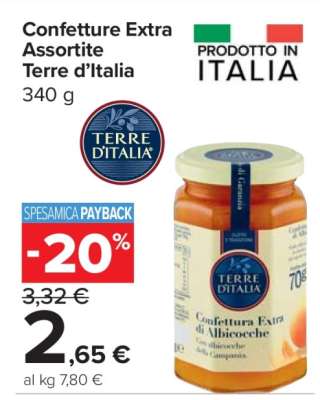 Confetture Extra Assortite Terre d’Italia