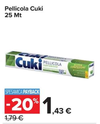 Pellicola Cuki 25 Mt