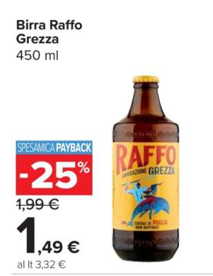 Birra Raffo grezza