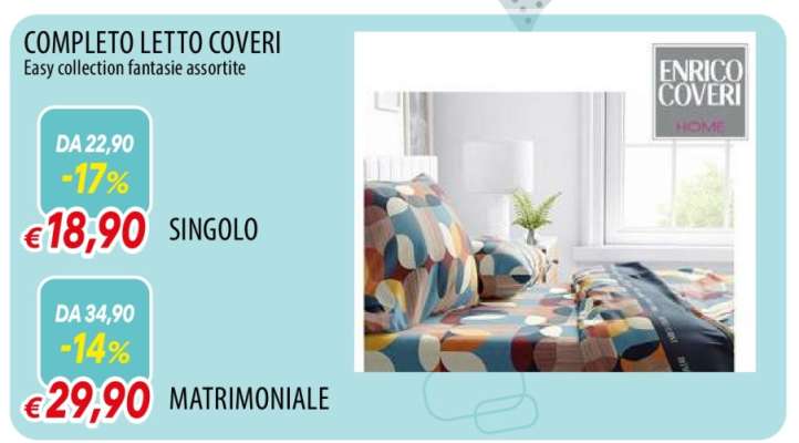 COMPLETO LETTO COVERI SINGOLO