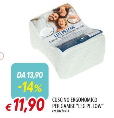 CUSCINO ERGONOMICO PER GAMBE 'LEG PILLOW'