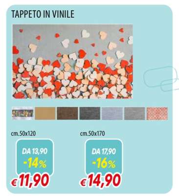 TAPPETO IN VINILE cm.50x120