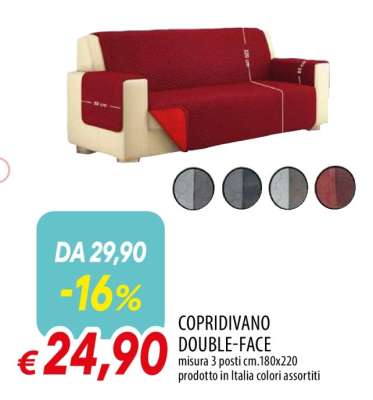 COPRIDIVANO DOUBLE-FACE