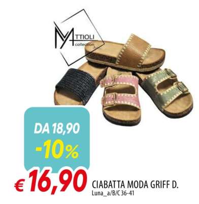 CIABATTA MODA GRIFF D.