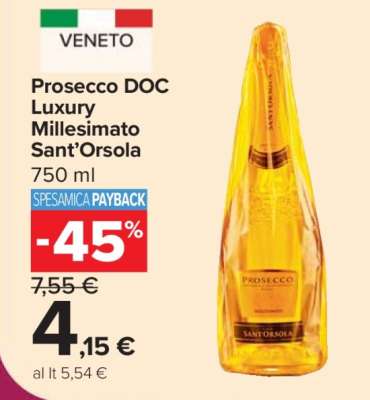 Prosecco DOC Luxury Millesimato Sant'Orsola